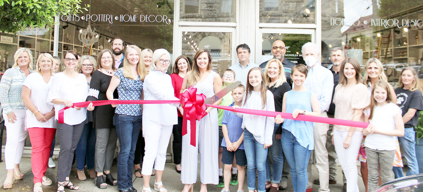 Southern Magnolia Home Ribbon Cutting